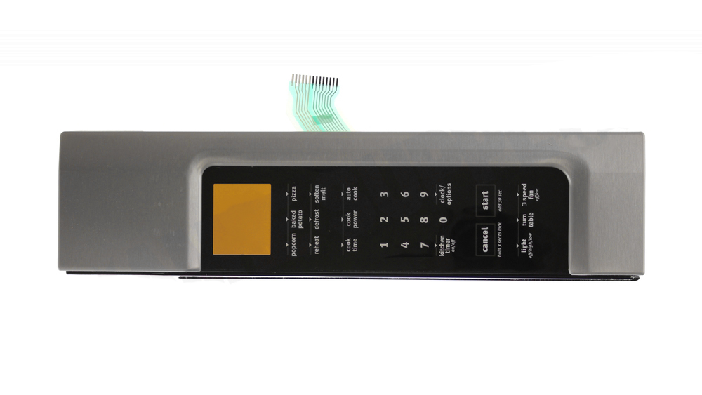 W11034209 - Genuine OEM Whirlpool Microwave Control Panel Assembly, Stainless